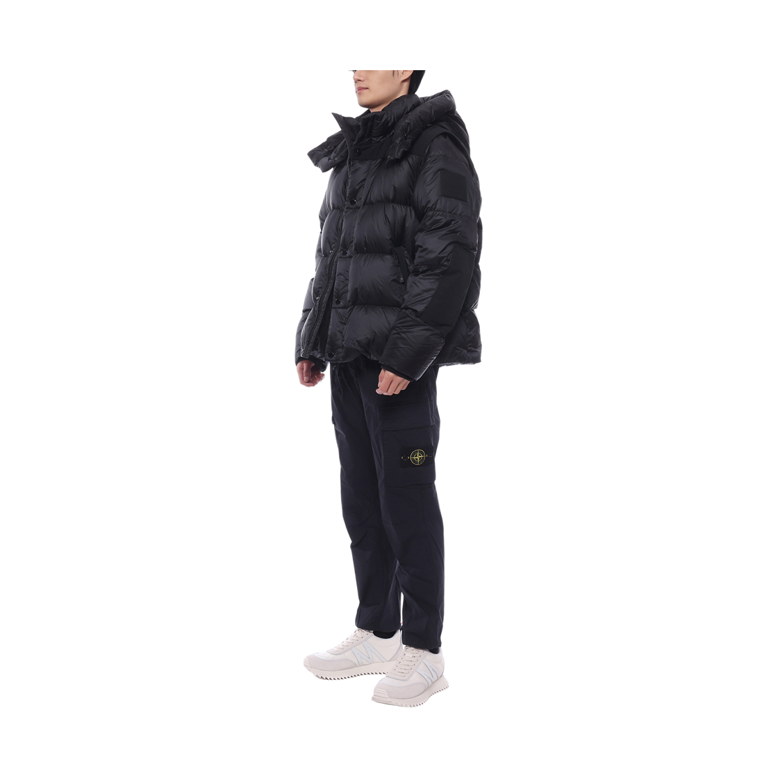 [15% 쿠폰] 버버리 퀄티드 로고 패치 후드 패딩 자켓 블랙([15% 쿠폰] Burberry Quilted Logo Patch Hooded Padded Jacket Black) - 4