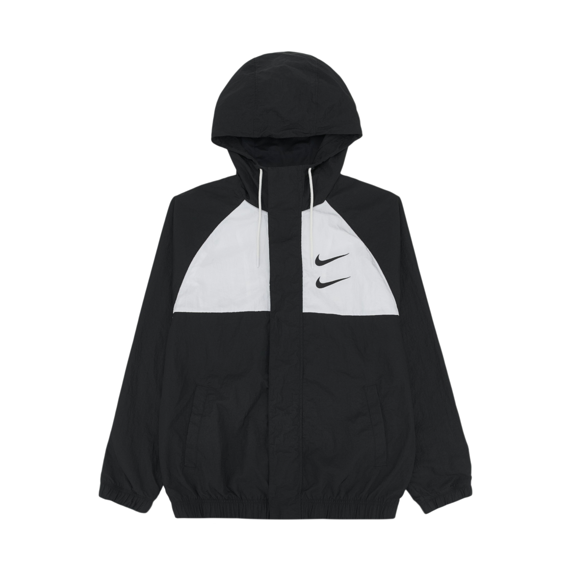 DD1089-011 Nike Double Swoosh Woven Windrunner Jacket Black (DD1089-011)