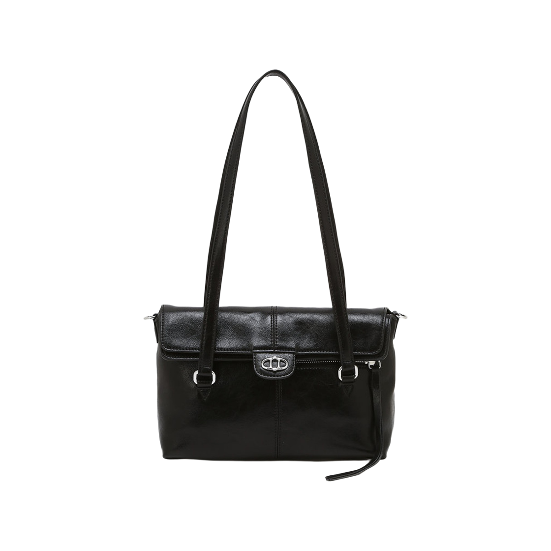 아떼 바네사브루노 액세사리 [WRINKEL] 블랙 링클 숄더백 S AABA75500BK 블랙(Athe Vanessabruno Acc [Wrinkel] Black Wrinkle Shoulder Bag S Black) - 2