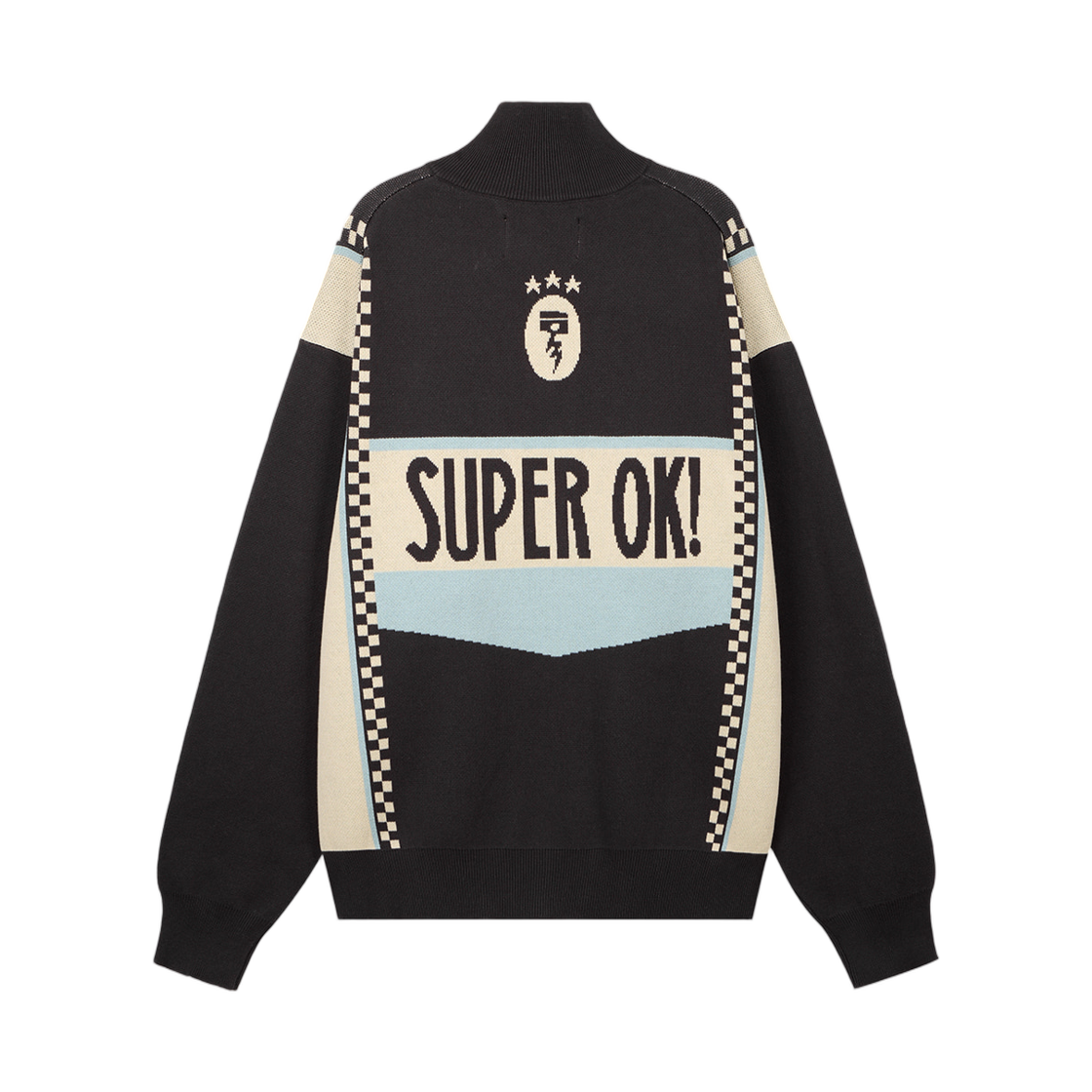 데우스 엑스 마키나 몬테 카를로 모토 집 니트 가디건 차콜(Deus Ex Machina Monte Carlo Moto Zip Knit Cardigan Charcoal) - 2