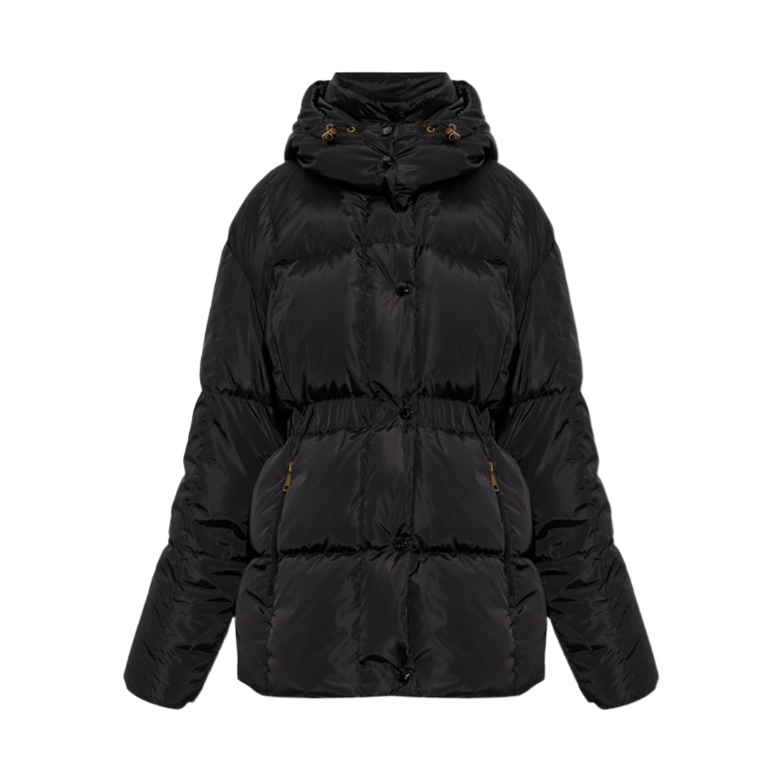 1A001 63 539ZD 99B [15% 쿠폰] Moncler Agneux Logo Patch Down Jacket Black - 26FW