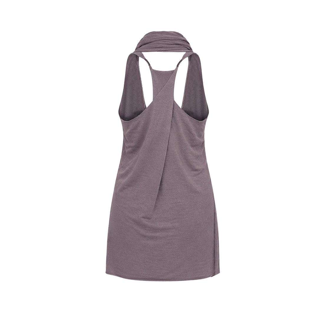 본네 스카프 미니 드레스 모브(Bonnae scarf mini dress Mauve) - 2