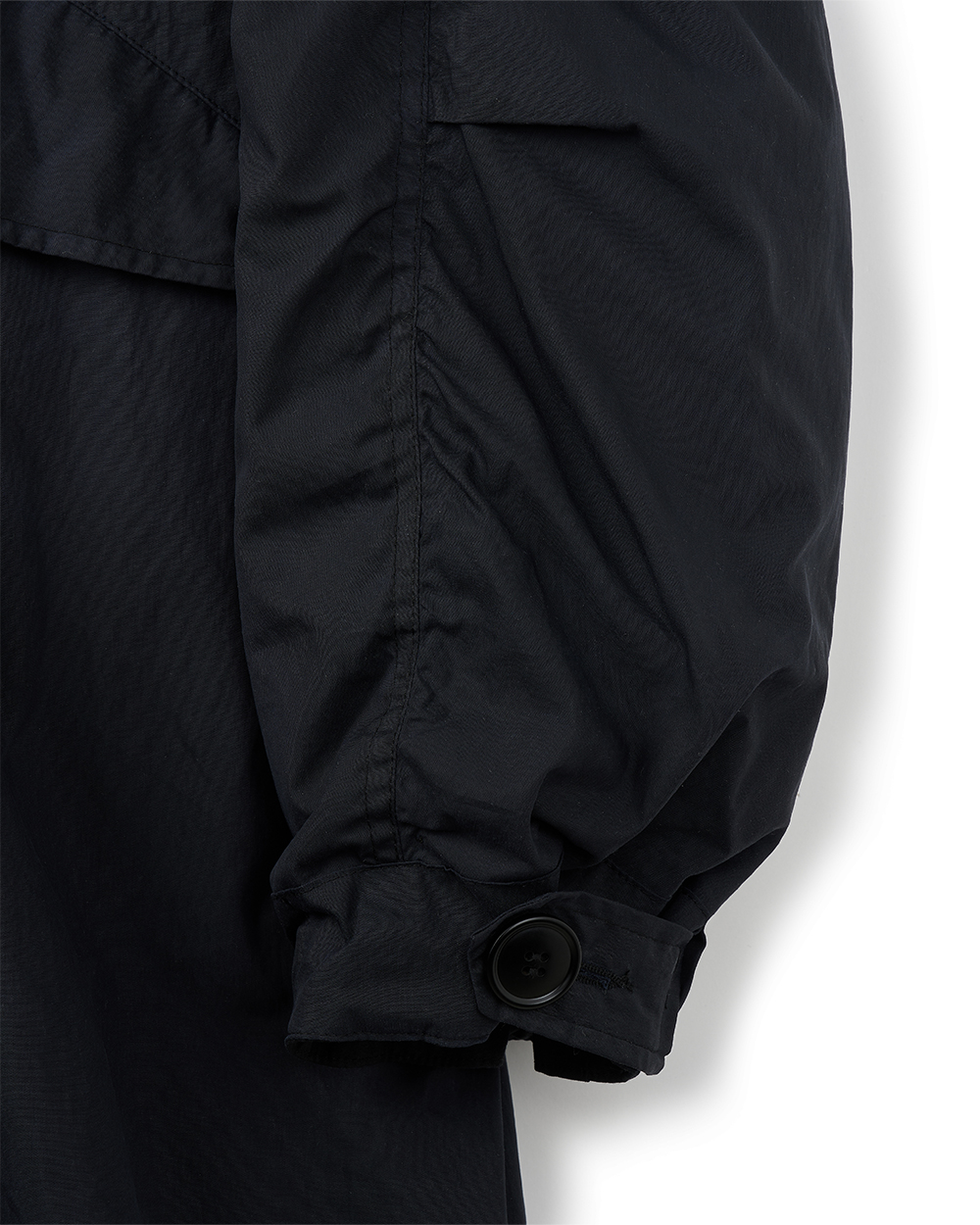 선데이세레머니 왁스 M-48 라이너 피쉬테일 파카 - 블랙(Sunday Ceremony Waxed M-48 Liner Fishtail Parka - Black) - 4