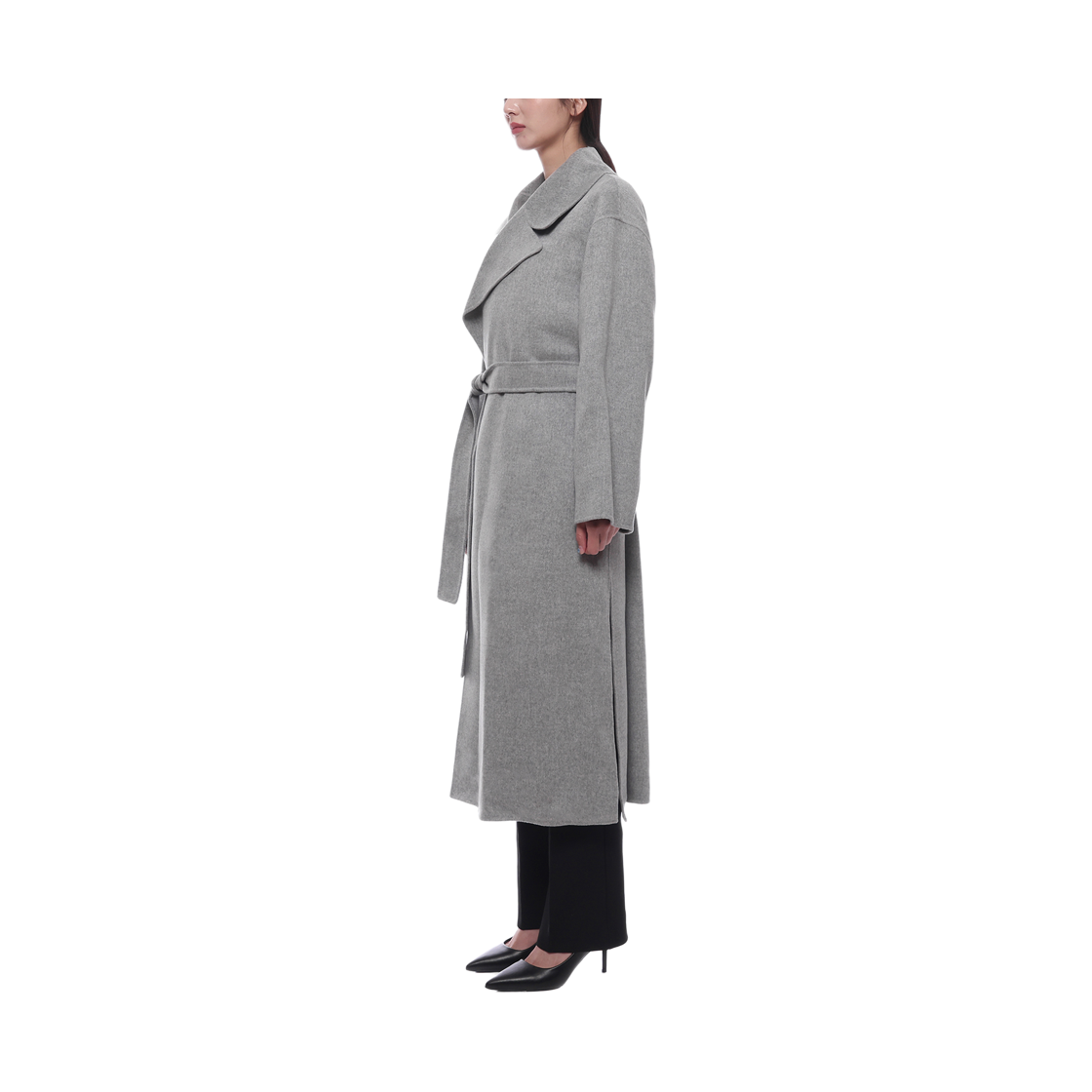 [15% 쿠폰] (W) S 막스 마라 올란다 트렌치 코트 그레이([15% 쿠폰] (W) S Max Mara Olanda Trench Coat Grey) - 4