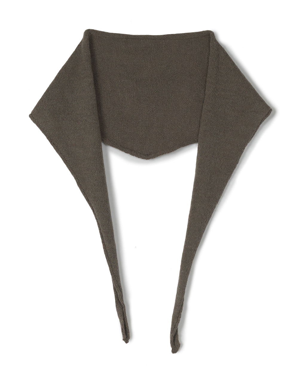 선데이세레머니 투웨이 브이넥 스카프 니트 가디건 - 오트밀(Sunday Ceremony 2-Way V-Neck Scarf Knit Cardigan - Oatmeal) - 5