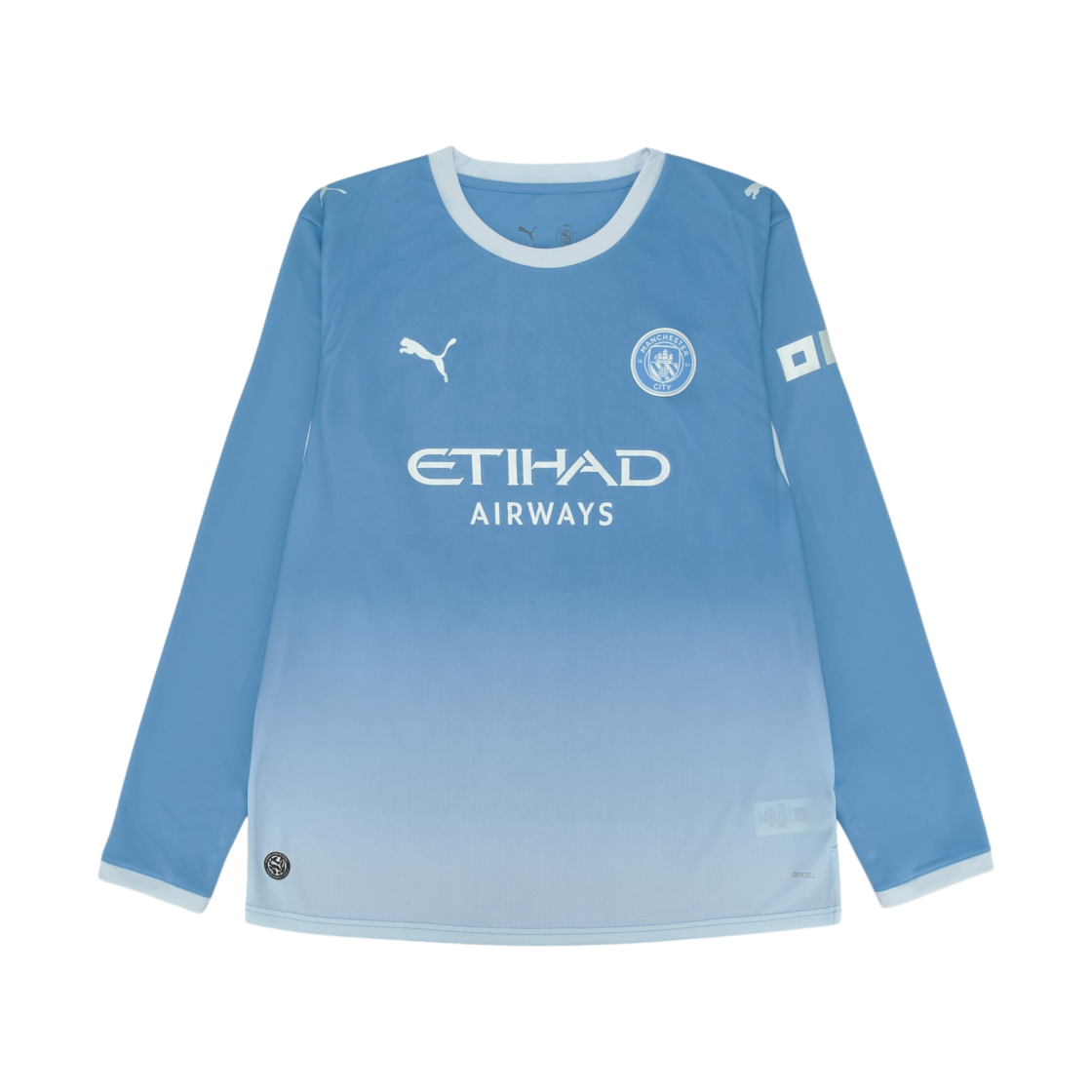 784327-01 Puma Manchester City 2026/27 Home Long Sleeve Jersey Team Light Blue Icy Blue (Non Marking Ver.)