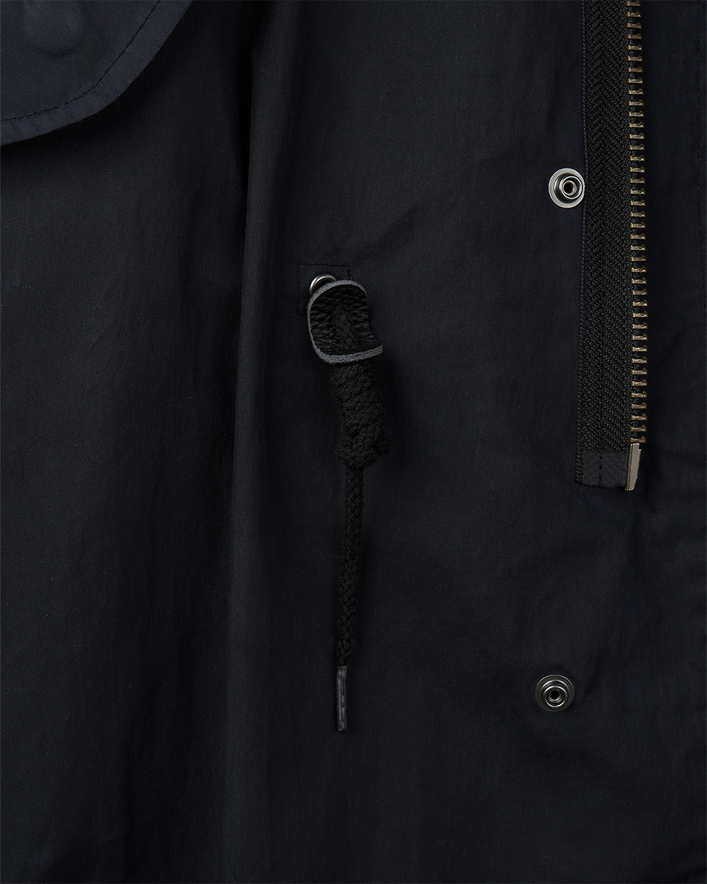 선데이세레머니 왁스 M-48 라이너 피쉬테일 파카 - 블랙(Sunday Ceremony Waxed M-48 Liner Fishtail Parka - Black) - 6