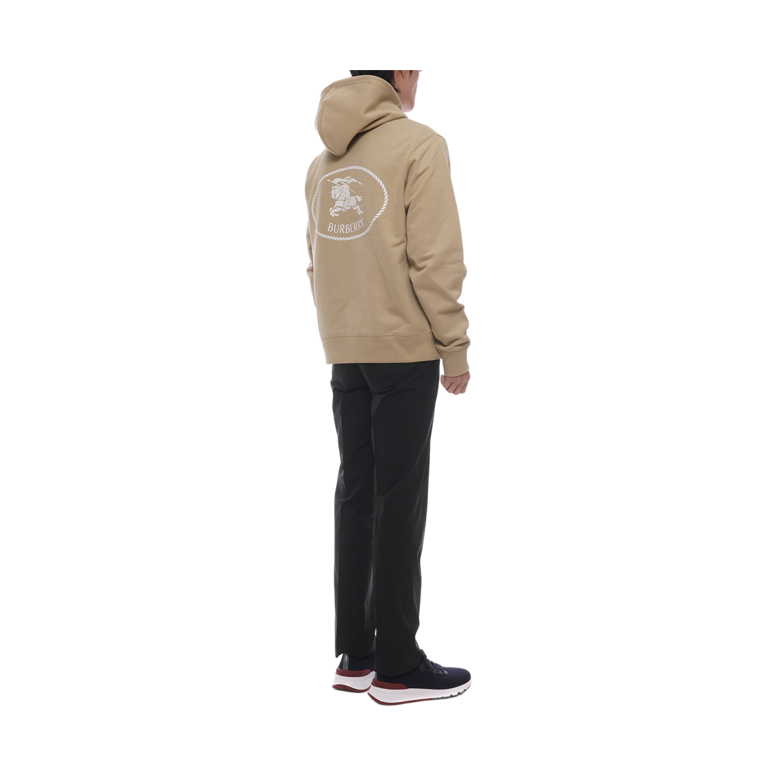 [15% 쿠폰] 버버리 슬림 핏 나이트 스탬프 코튼 후드 플랙스 베이지([15% 쿠폰] Burberry Slim Fit Knight Stamp Cotton Hoodie Flax Beige) - 6
