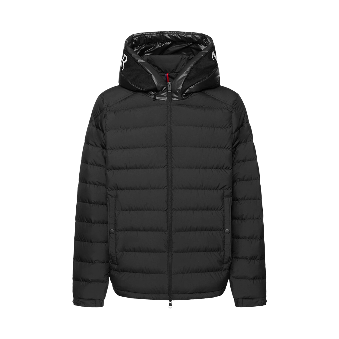 1A001 50 597YW 999 [15% 쿠폰] Moncler CHEVRERIE Logo Patch Down Jacket Black - 25SS