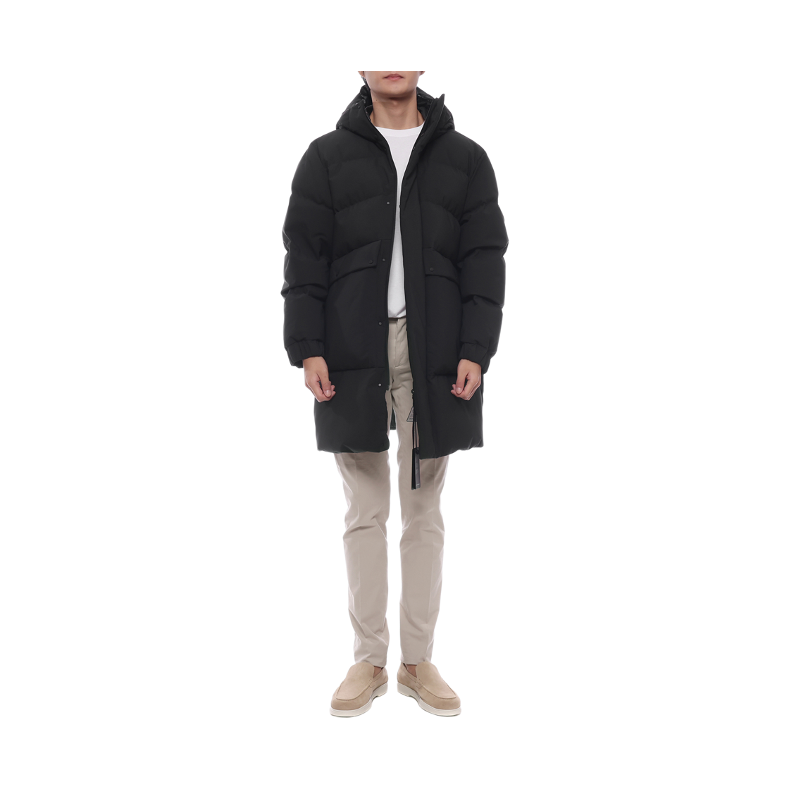 [15% 쿠폰] 몽클레르 아비오 후드 롱 다운 자켓 블랙 - 25FW([15% 쿠폰] Moncler Avioth Hooded Long Down Jacket Black - 25FW) - 3