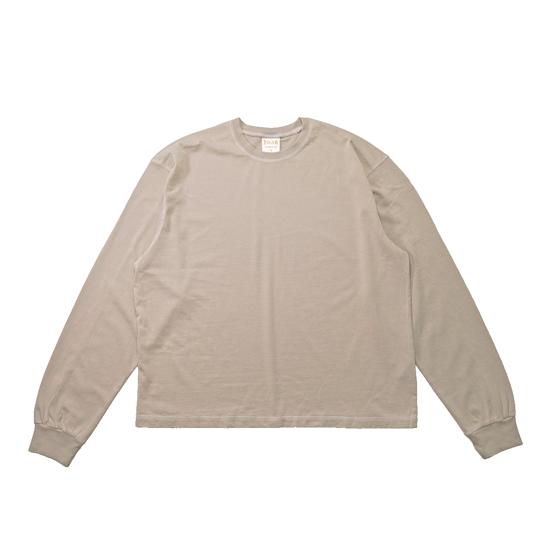 P26FWTE001-01-SAND POSR Chase Ls Tee Sand