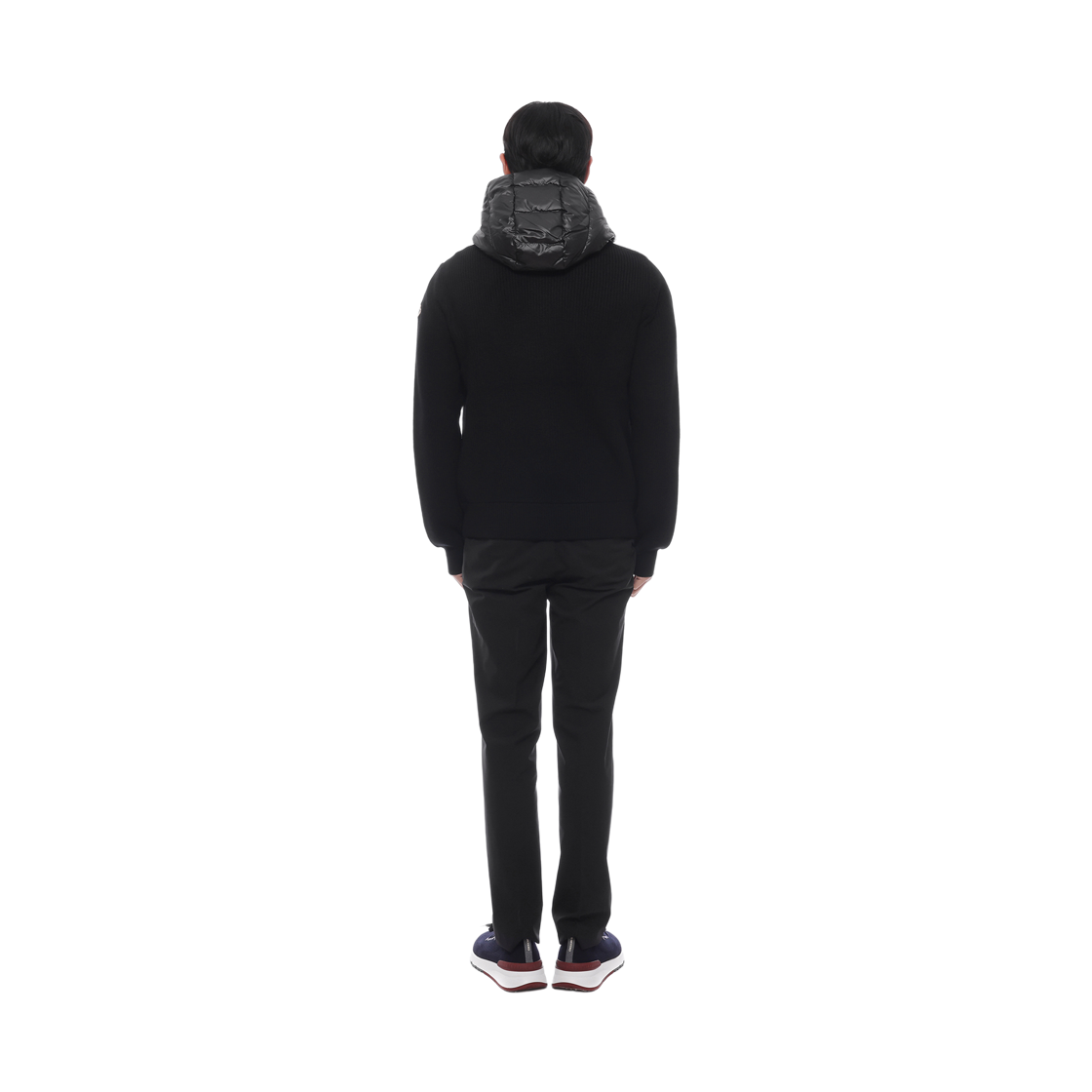 [15% 쿠폰] 몽클레르 패딩 울 집업 후드 블랙 - 25FW([15% 쿠폰] Moncler Padded Wool Zip Up Hoodie Black - 25FW) - 5