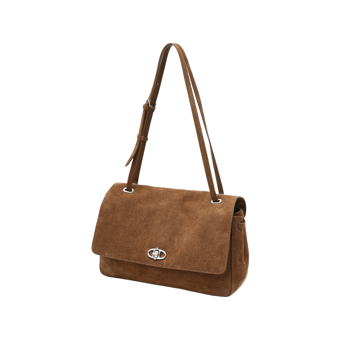 AABA6F301W1 Athe Vanessabruno Acc [Lejour] Sand Brown Suede Lejour Shoulder Bag M Light Brown
