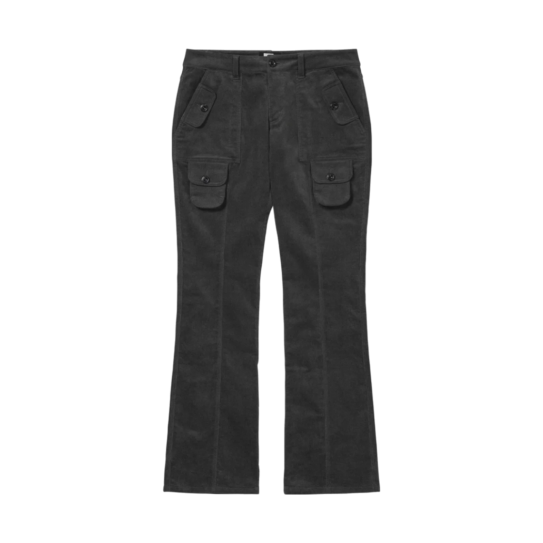 웰빙익스프레스 포켓 부츠컷 팬츠 차콜(WELLBEING EXPRESS Pocket Bootscut Pants Charcoal)