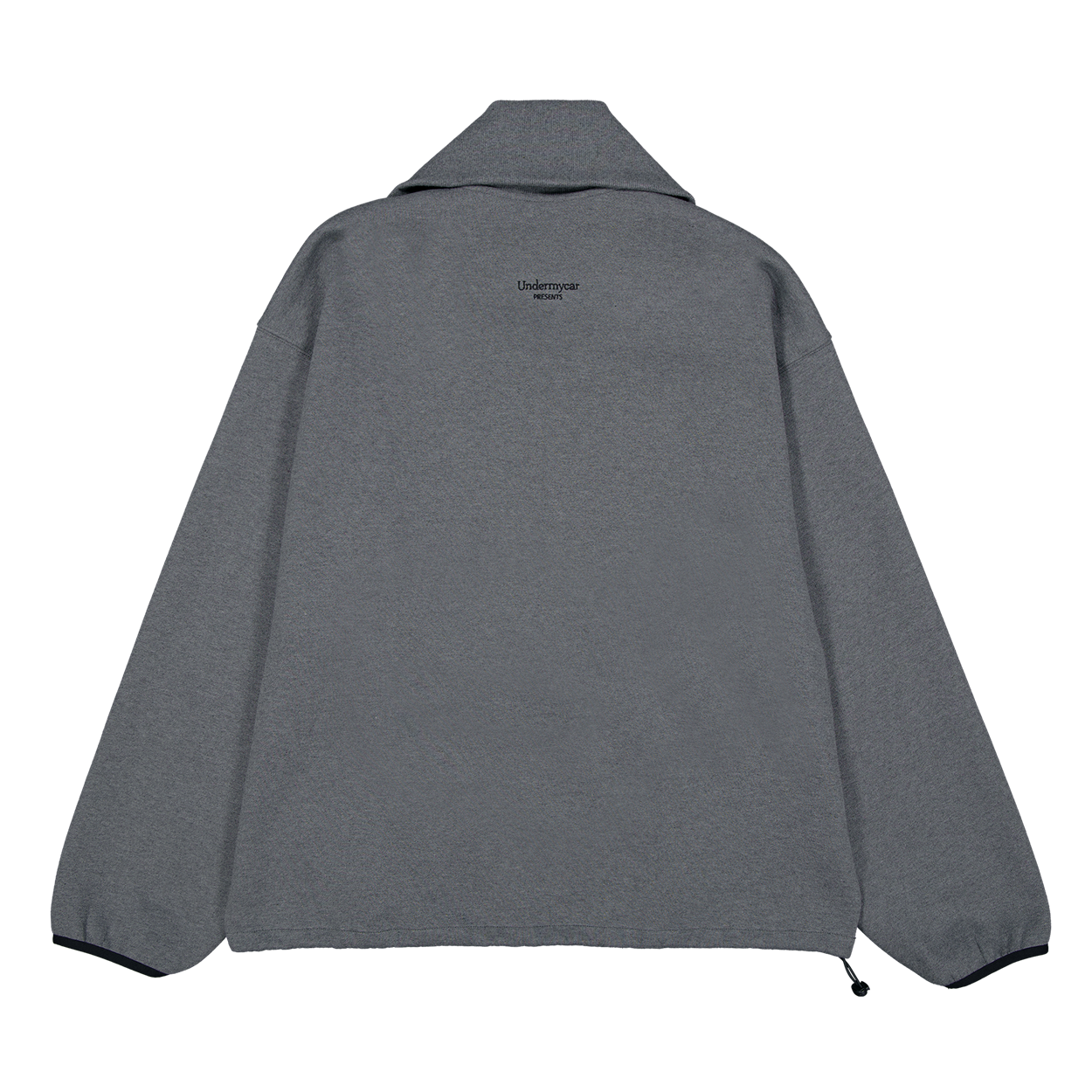 언더마이카 무.212 클래식 로고 하프집 아노락 차콜(Undermycar Mu.212 Classic Logo Half-Zip Anorak Charcoal) - 3