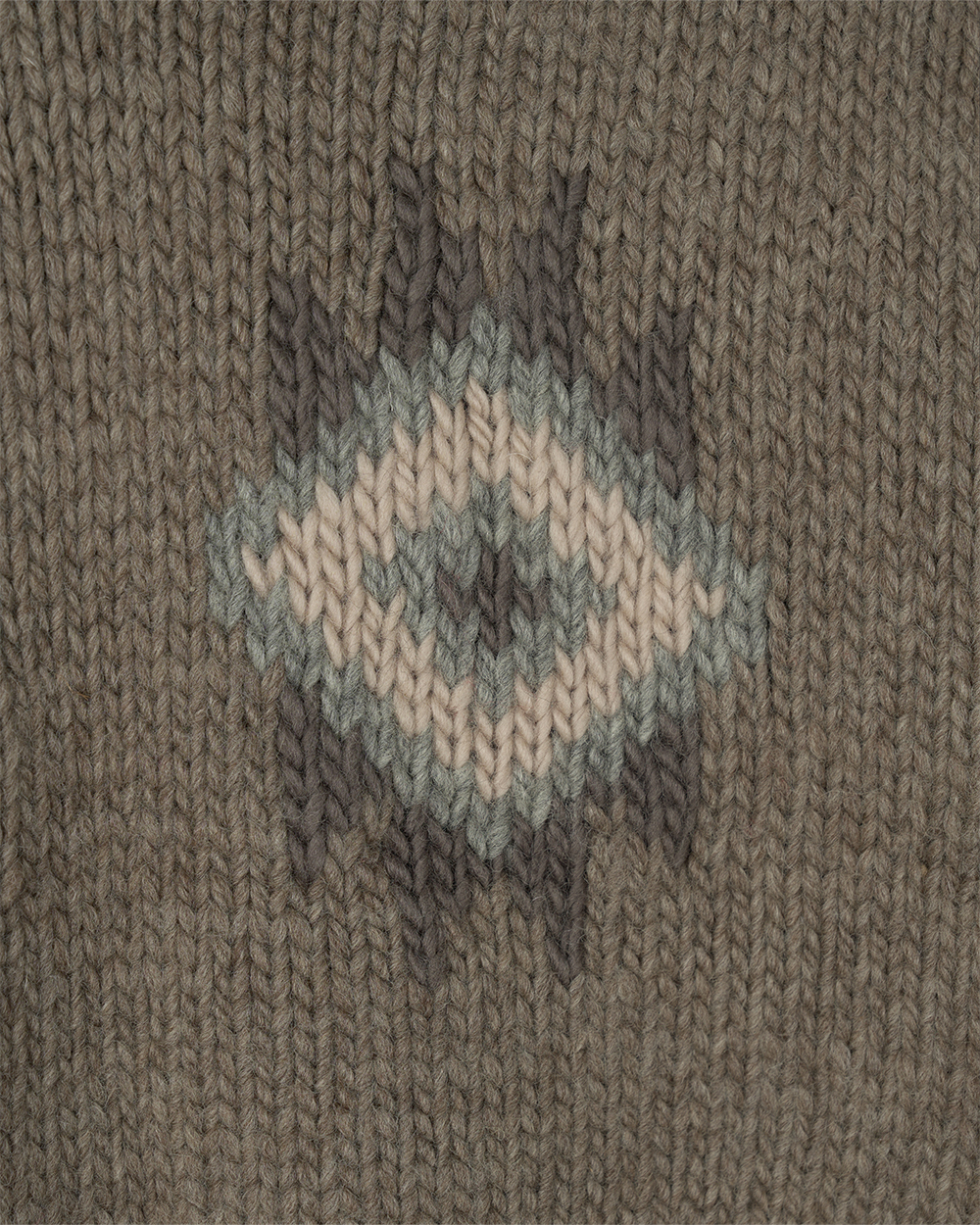 선데이세레머니 네이티브 울 핸드 니트 후디 - 오트밀(Sunday Ceremony Native Wool Hand Knit Hoodie - Oatmeal) - 3