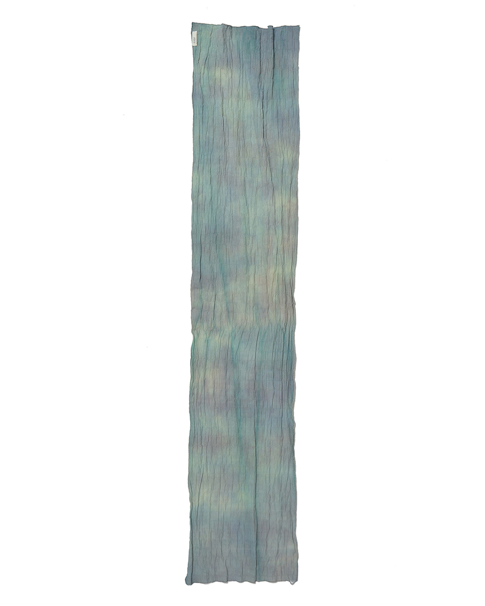 선데이세레머니 내추럴 다이드 링클 스카프 - 더스티 블루(Sunday Ceremony Natural Dyed Wrinkle Scarf - Dusty Sky) - 2