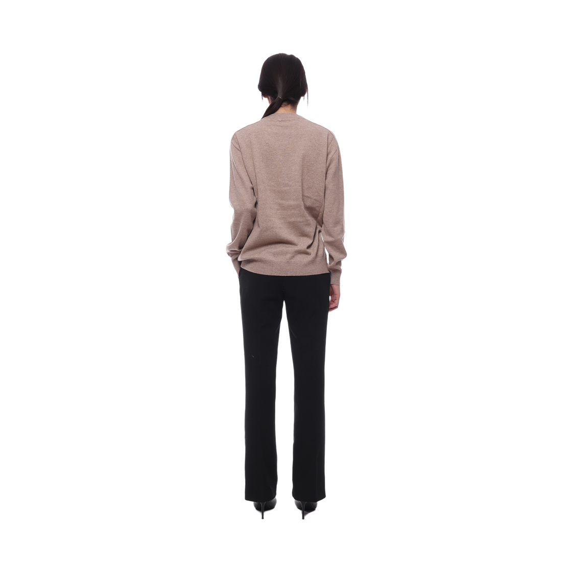 [15% 쿠폰] (W) 브루넬로 쿠치넬리 롱슬리브 크루넥 스웨터 베이지([15% 쿠폰] (W) Brunello Cucinelli Long Sleeves Crewneck Sweater Beige) - 5
