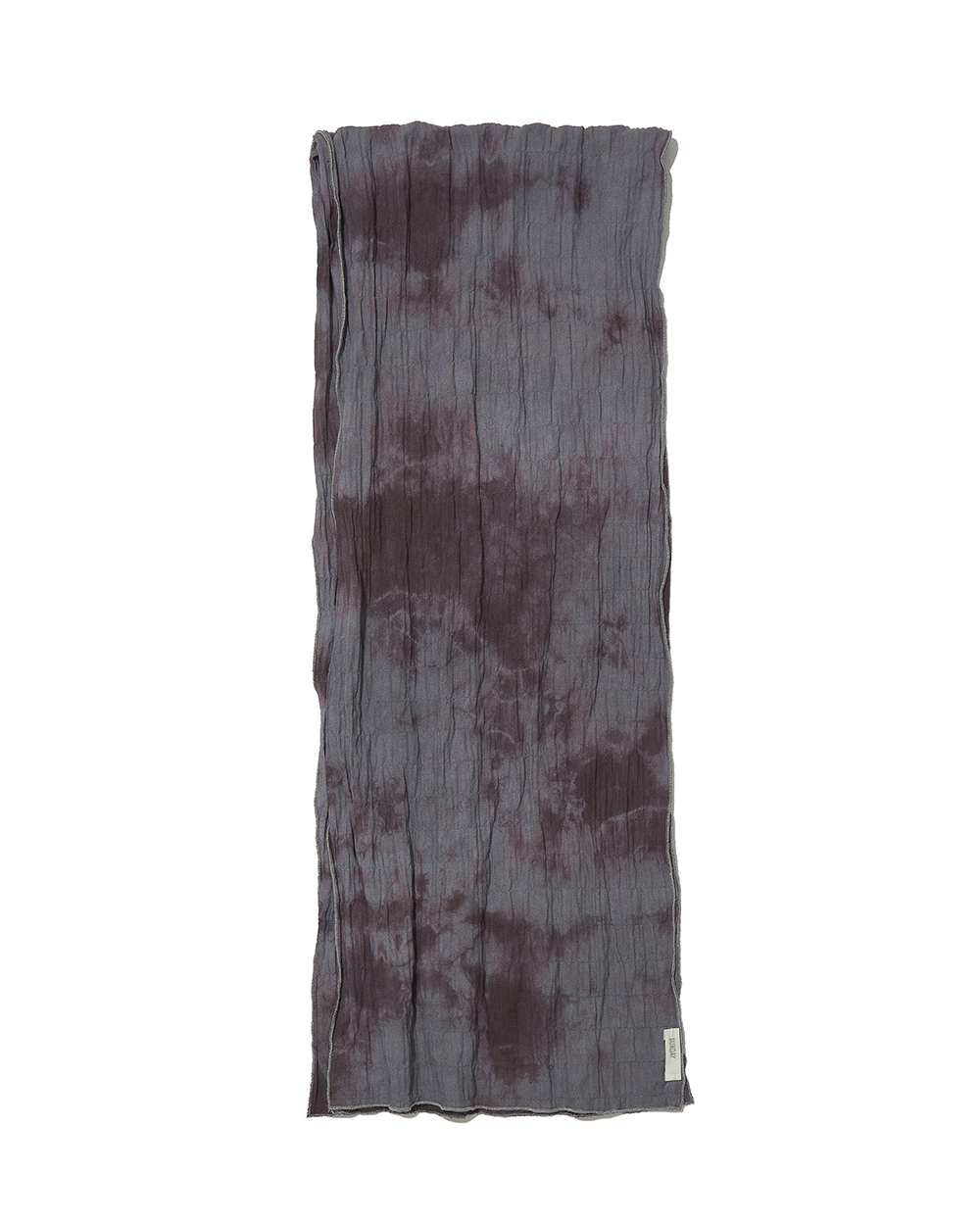 선데이세레머니 내추럴 다이드 링클 스카프 - 퍼플(Sunday Ceremony Natural Dyed Wrinkle Scarf - Purple) - 3