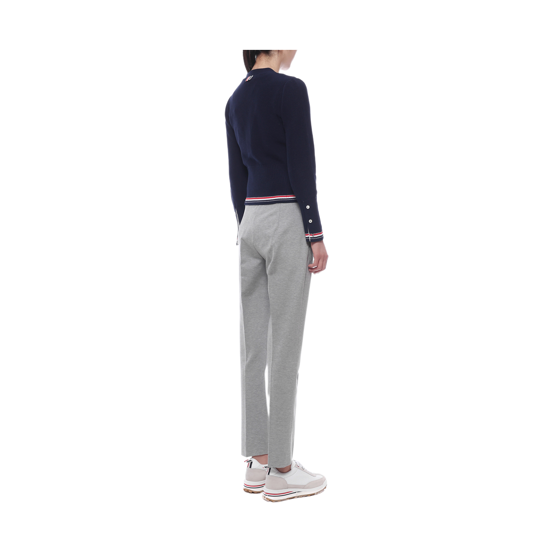 [15% 쿠폰] (W) 톰브라운 클래식 코튼 브이넥 가디건 블루([15% 쿠폰] (W) Thom Browne Classic Cotton V-Neck Cardigan Blue) - 6