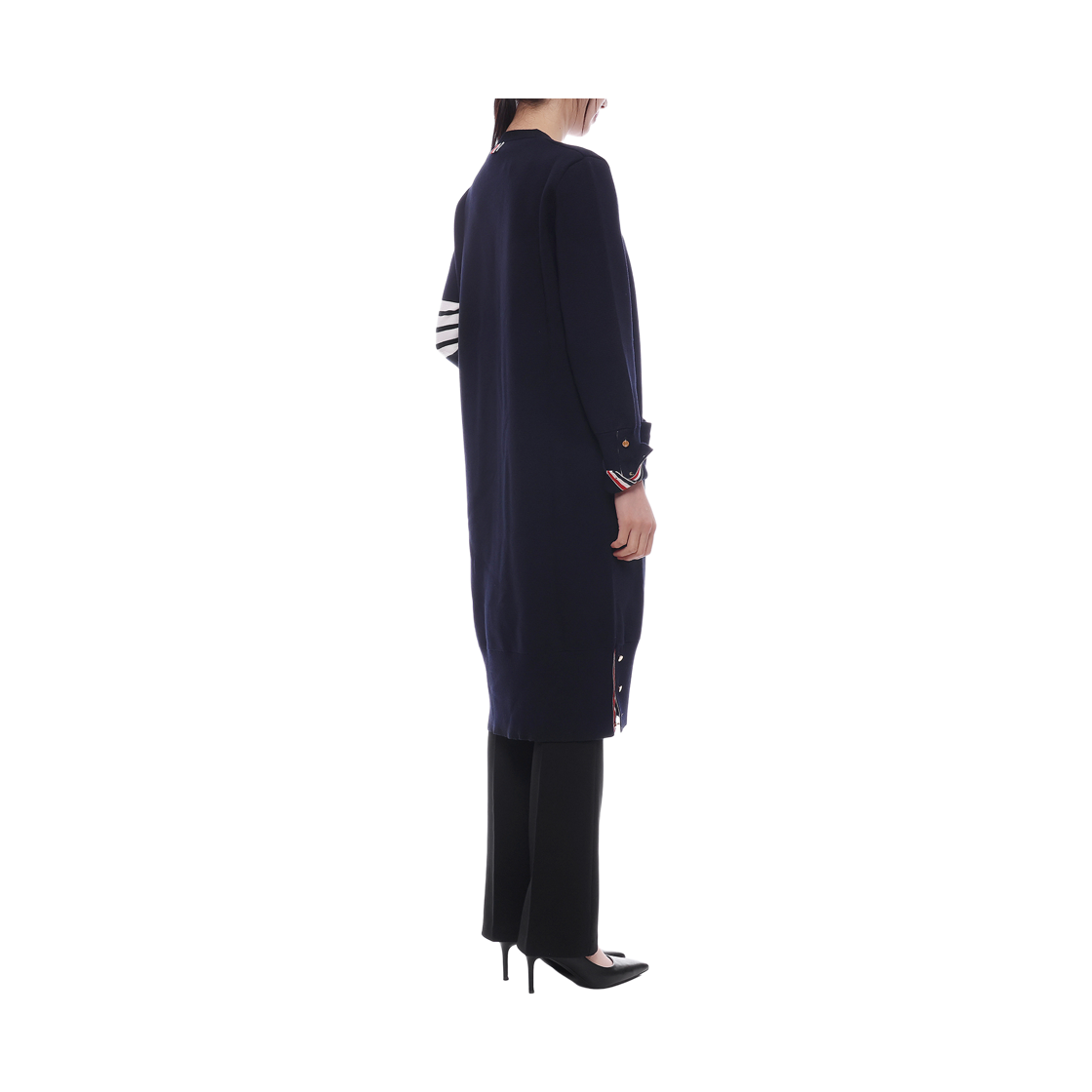 [15% 쿠폰] (W) 톰브라운 밀라노 파인 메리노 가디건 네이비([15% 쿠폰] (W) Thom Browne Milano Fine Merino Cardigan Navy) - 6