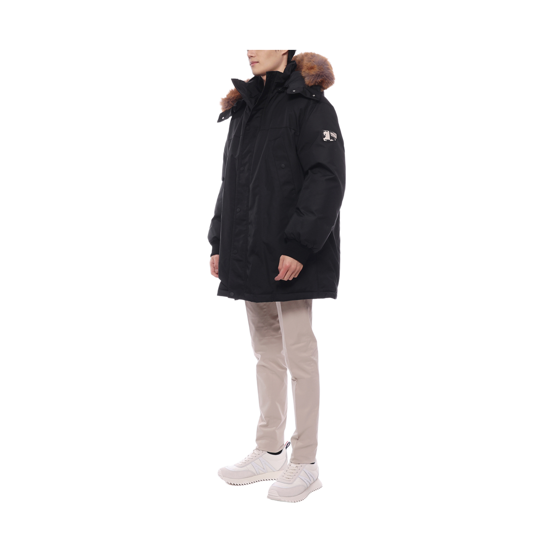 [15% 쿠폰] 버버리 포우 퍼 트리밍 나일론 파카 블랙([15% 쿠폰] Burberry Faux Fur Trim Nylon Parka Black) - 4