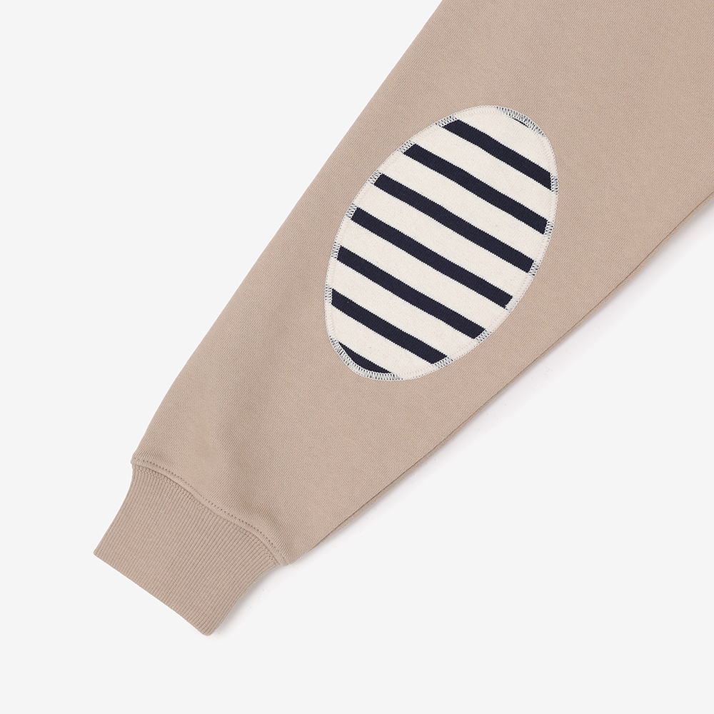 세인트제임스 26FW 뉴컬러 봉봉 엘보 패치 스웻셔츠 BEG ASJU2G3KR74-BEG(Saint James Bon Bon Elbow Patch BEG) - 6
