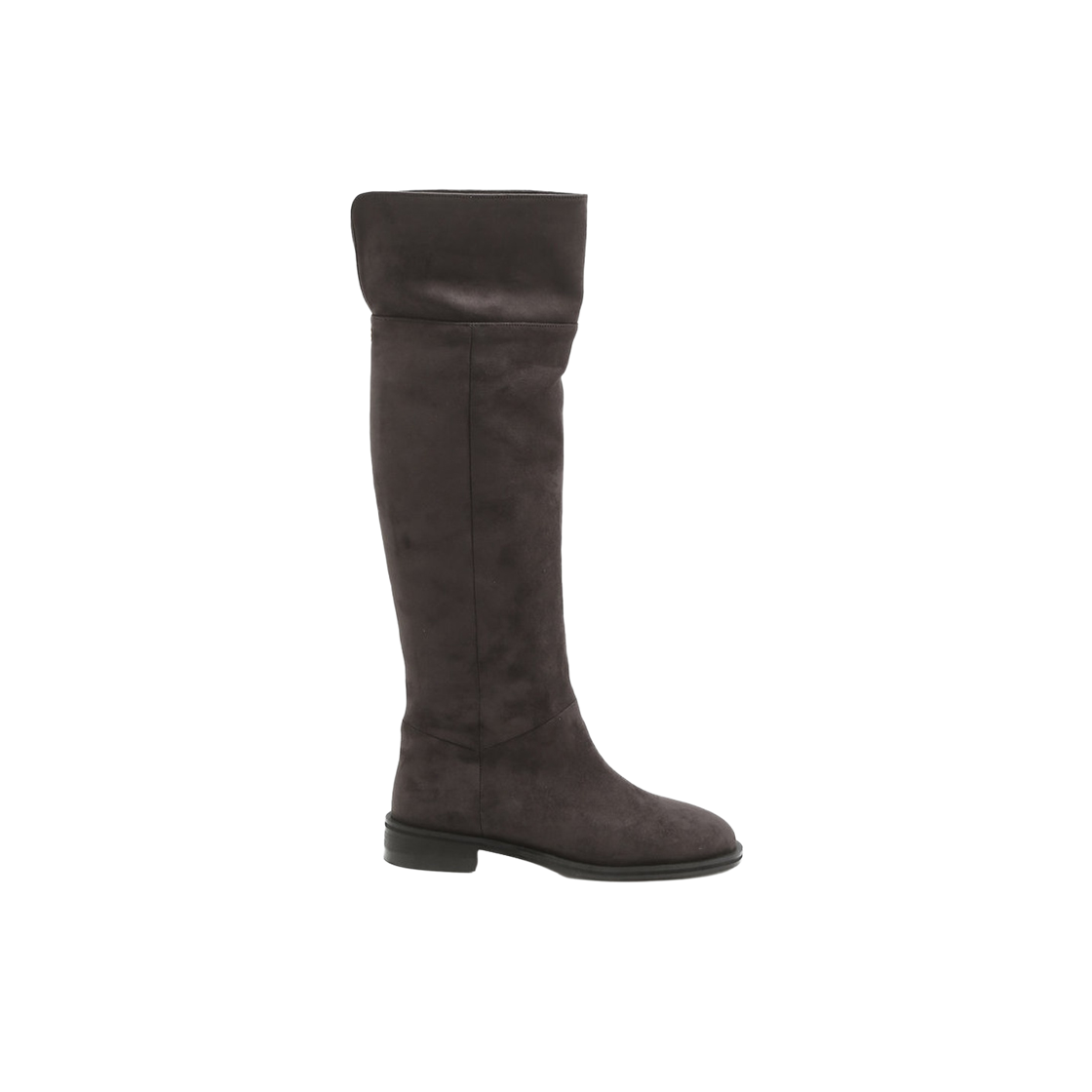 AASO6F603G2 Athe Vanessabruno Acc Dark Gray Suede Fabric Double A Long Boots Normal Grey