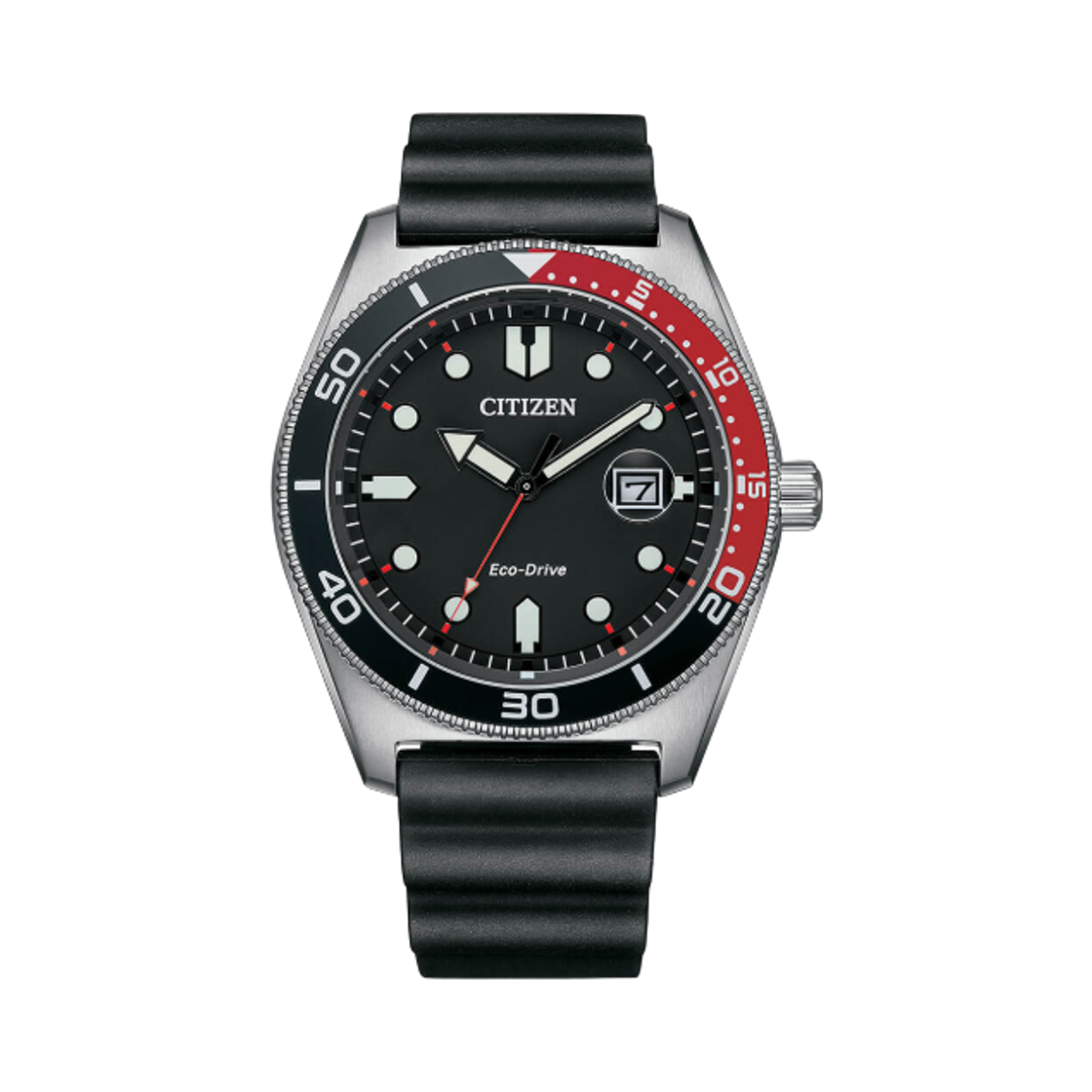 AW1769-10E Citizen Eco-Drive 43mm Polyurethane Black Red