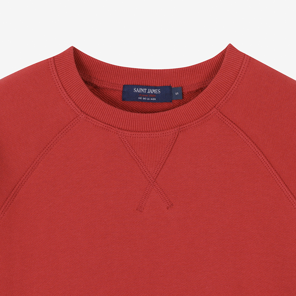 세인트제임스 26FW 뉴컬러 봉봉 쁘띠 스웻셔츠 RED ASJF2G3KR20-RED(Saint James Bon Bon Elbow Patch RED) - 4