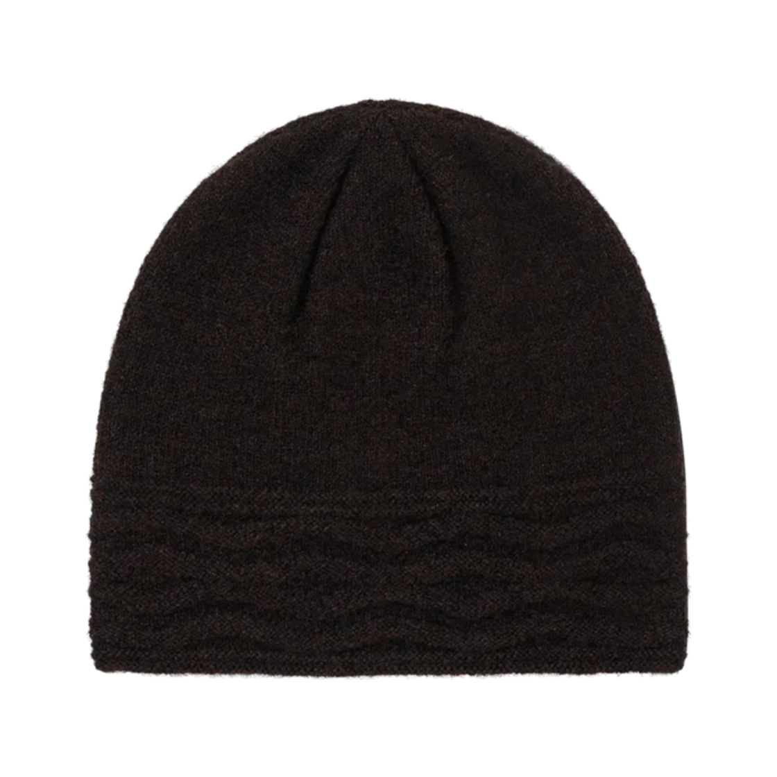 WE253KHWBE01BRN_copy WELLBEING EXPRESS Oversize Ripple Beanie Brown