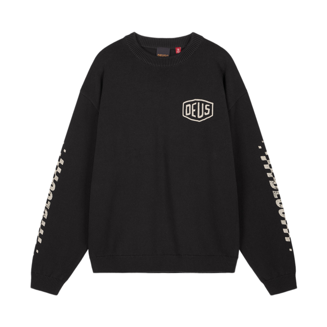 - Deus Ex Machina Banner Knit Top Black