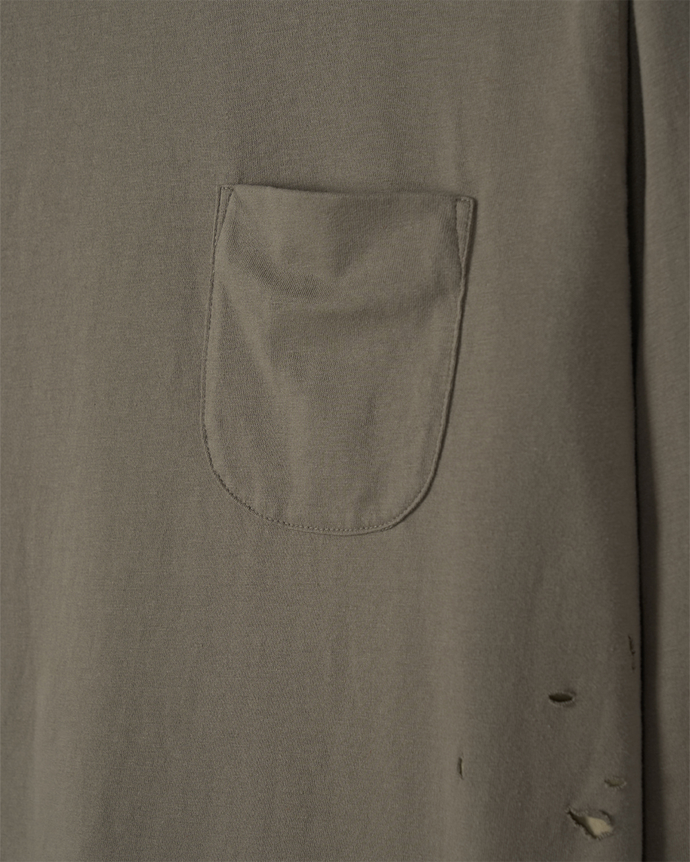 선데이세레머니 리버시블 디스트레스 티 - 더스티 베이지(Sunday Ceremony Reversible Distressed T-Shirt - Dusty Beige) - 3
