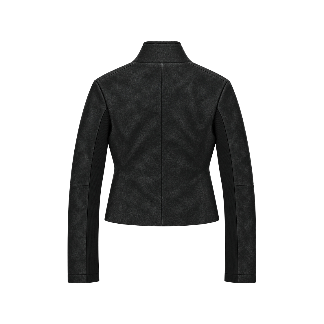 본네 슬림 레더 재킷 블랙(Bonnae slim leather jacket Black) - 2