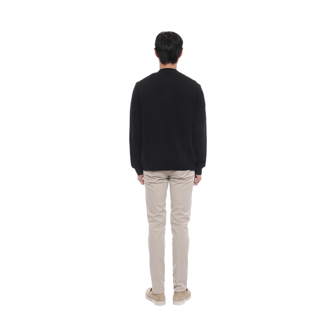 [15% 쿠폰] 메종 키츠네 폭스 헤드 메리노 레귤러 가디건 블랙([15% 쿠폰] Maison Kitsune Fox Head Merino Regular Cardigan Black) - 5