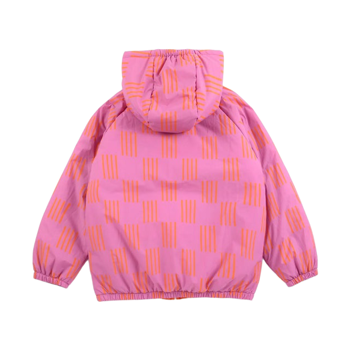 (키즈) 보보쇼즈 올모스트 모이레 올 오버 리버시블 아노락 푸시아((Kids) Bobo Choses Almost Moire All Over Reversible Anorak Fuchsia) - 3