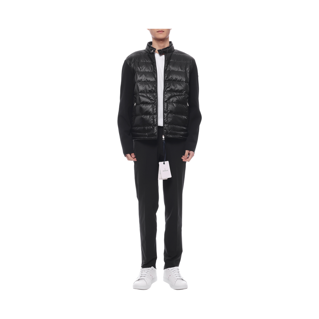 [15% 쿠폰] 몽클레어 패딩 울 집업 가디건 블랙 - 25SS([15% 쿠폰] Moncler Padded Wool Zip Up Cardigan Black - 25SS) - 3