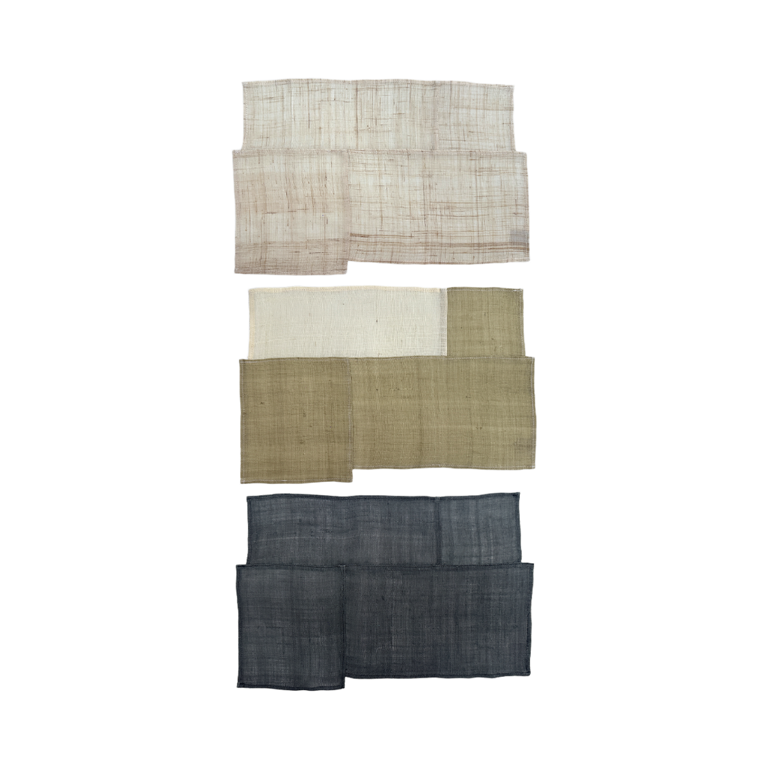 P00000EW Pouppet Ramie jogakbo tea table mat (3colors)