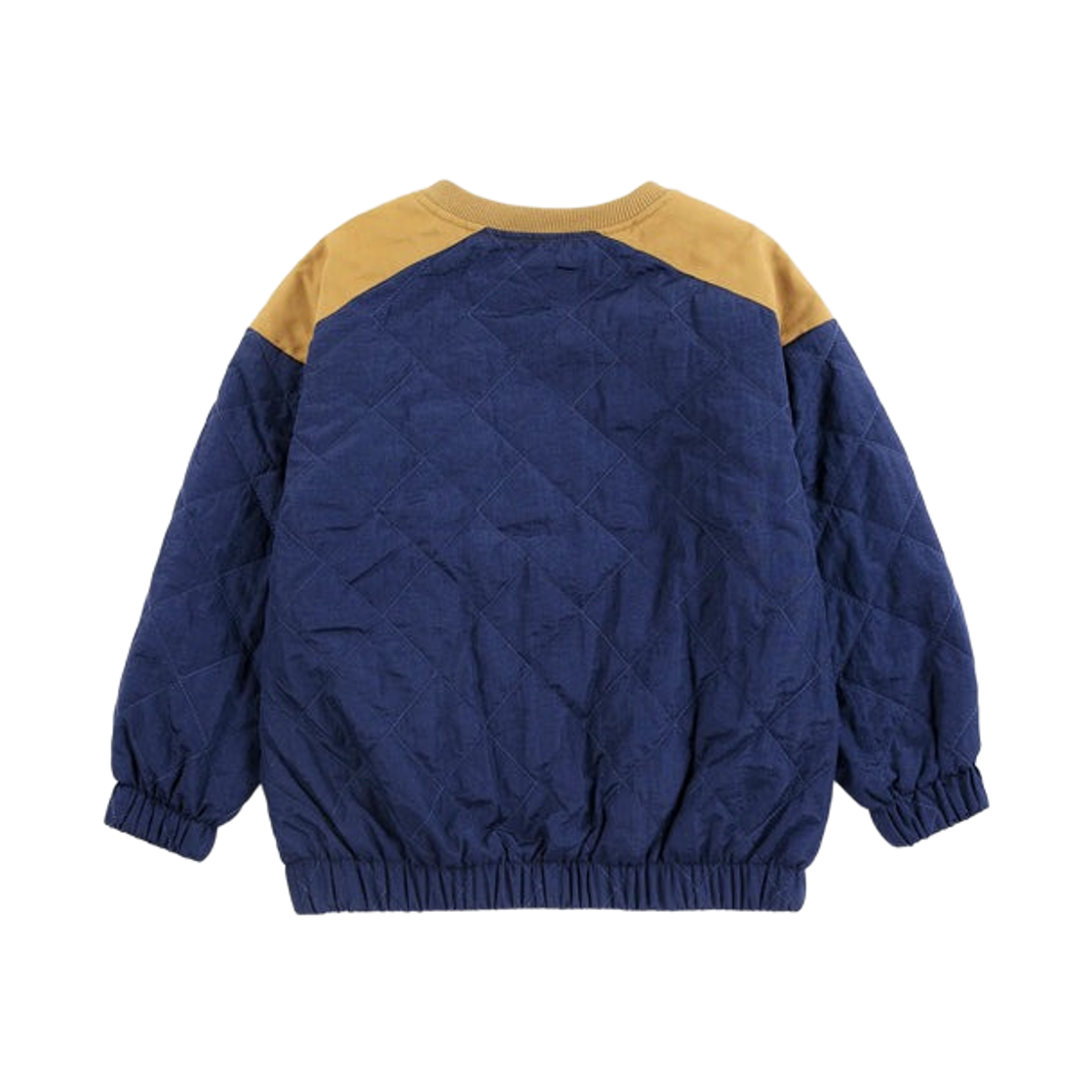 (키즈) 보보쇼즈 퀼티드 스웨트셔츠 미드나잇 블루((Kids) Bobo Choses Quilted Sweatshirt Midnight Blue) - 2