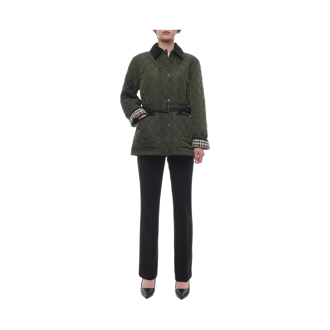 [15% 쿠폰] (W) 버버리 칠턴 퀼팅 자켓 카키([15% 쿠폰] (W) Burberry Chiltern Quilted Jacket Khaki) - 3