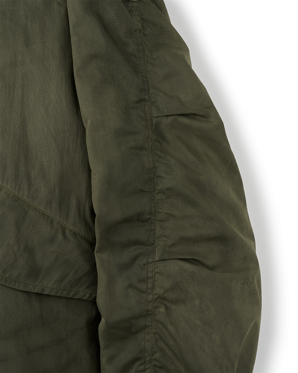 선데이세레머니 왁스 M-48 라이너 피쉬테일 파카 - 카키(Sunday Ceremony Waxed M-48 Liner Fishtail Parka - Khaki) - 3