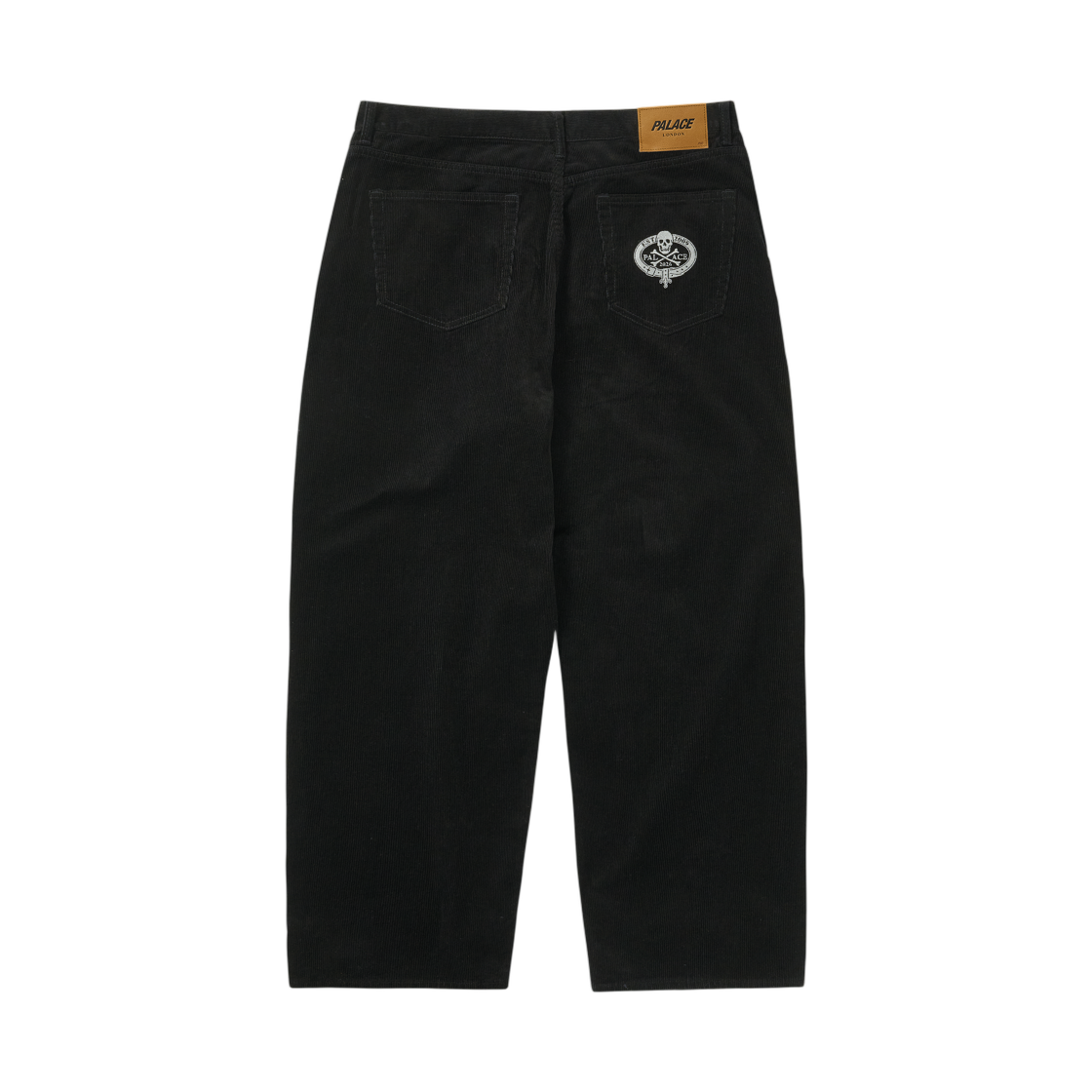 팔라스 스컬 크레스트 P90 배기 코드 블랙 - 26FW(Palace Skull Crest P90 Baggy Cord Black - 26FW) - 2