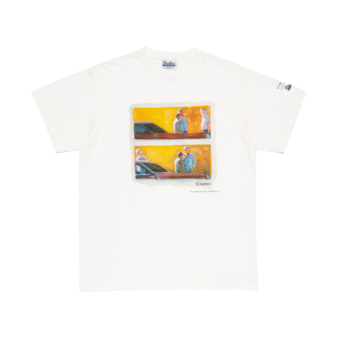 버퍼 립 리딩 티셔츠 화이트(Buffer Lip Reading T-Shirt White)