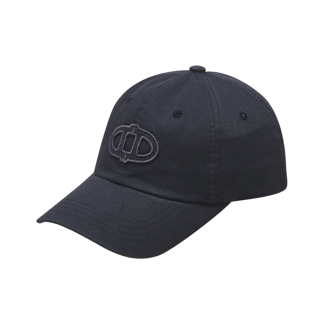 AAHE6F402N2 Athe Vanessabruno Acc [Stamp] Navy Stamp Washed Cotton Cap Normal Navy