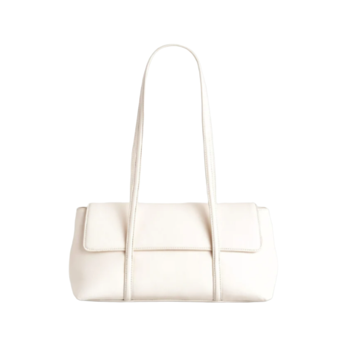 1306039003 COS Nouveau Shoulder Bag Leather White