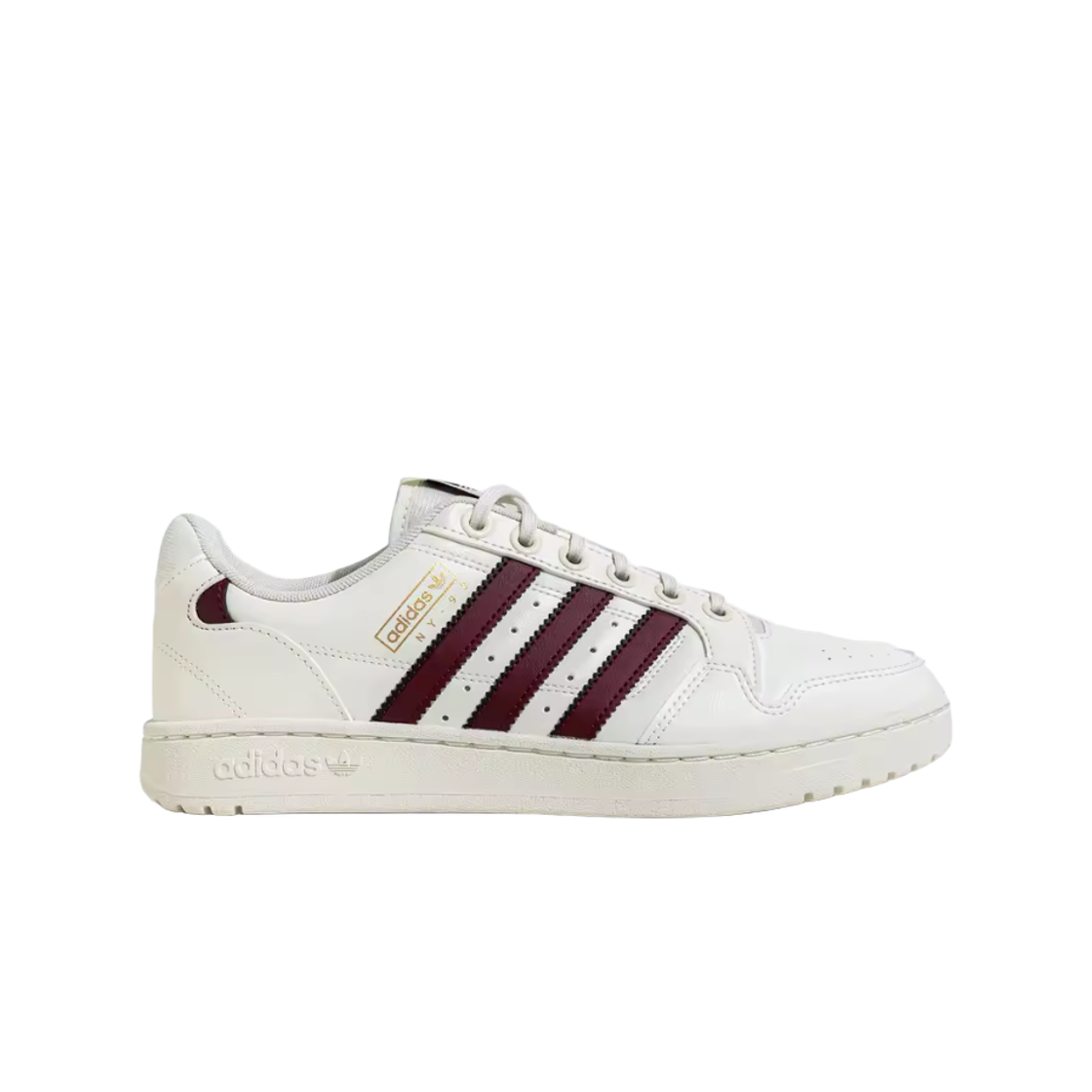 JP6323 Adidas NY 90 Stripes Off White Collegiate Burgundy