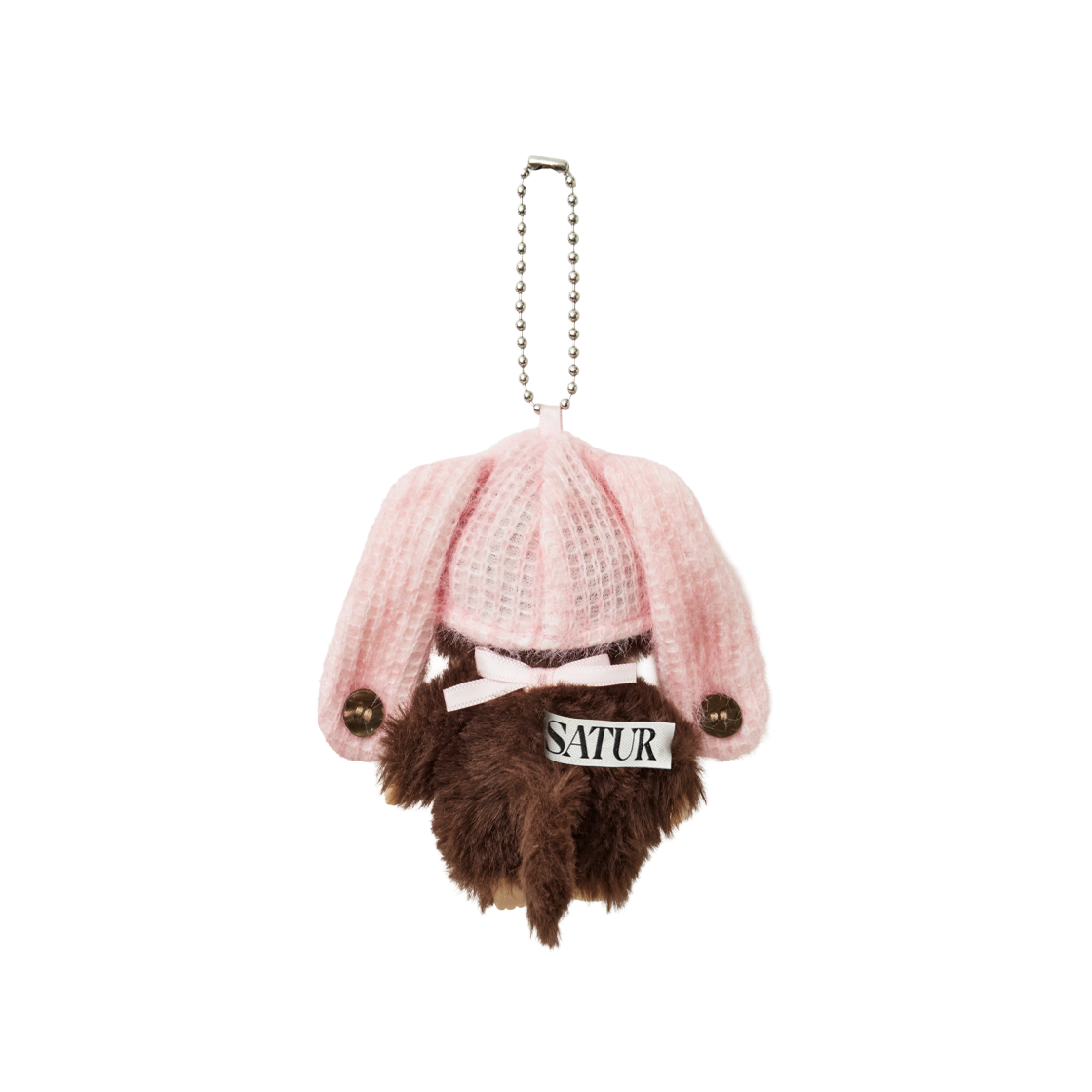 세터 x 몬치치 베비치치 키체인 핑크(SATUR x Monchhichi Bebichhichi Keychain Pink) - 3