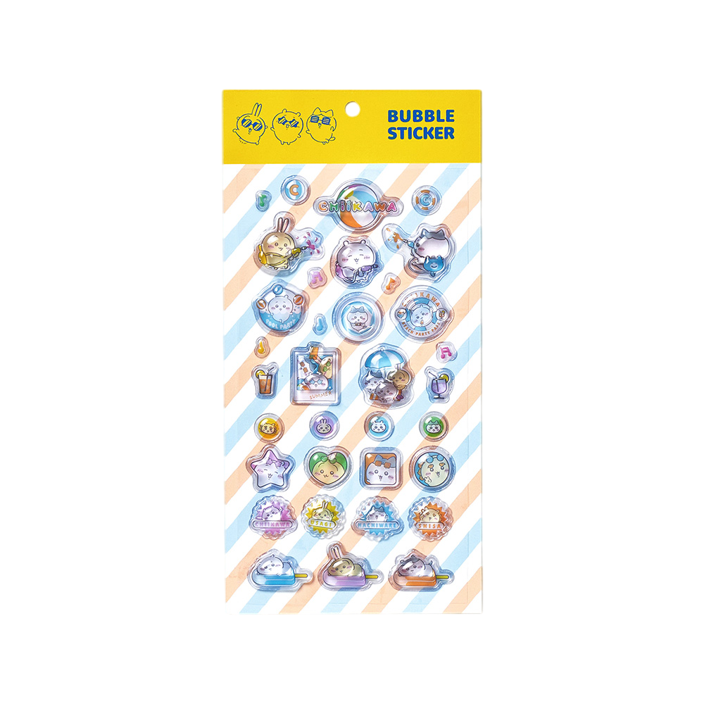 8800372141170 Daewonmedia Chiikawa Summer Clear Bubble Sticker