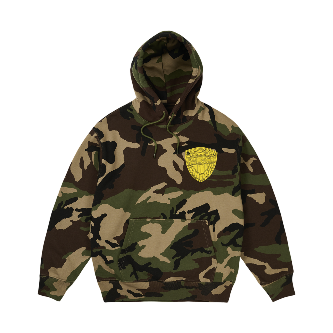 팔라스 저지 드레드 쉴드 후드 우드랜드 카모 - 26FW(Palace Judge Dredd Shield Hood Woodland Camo - 26FW) - 2
