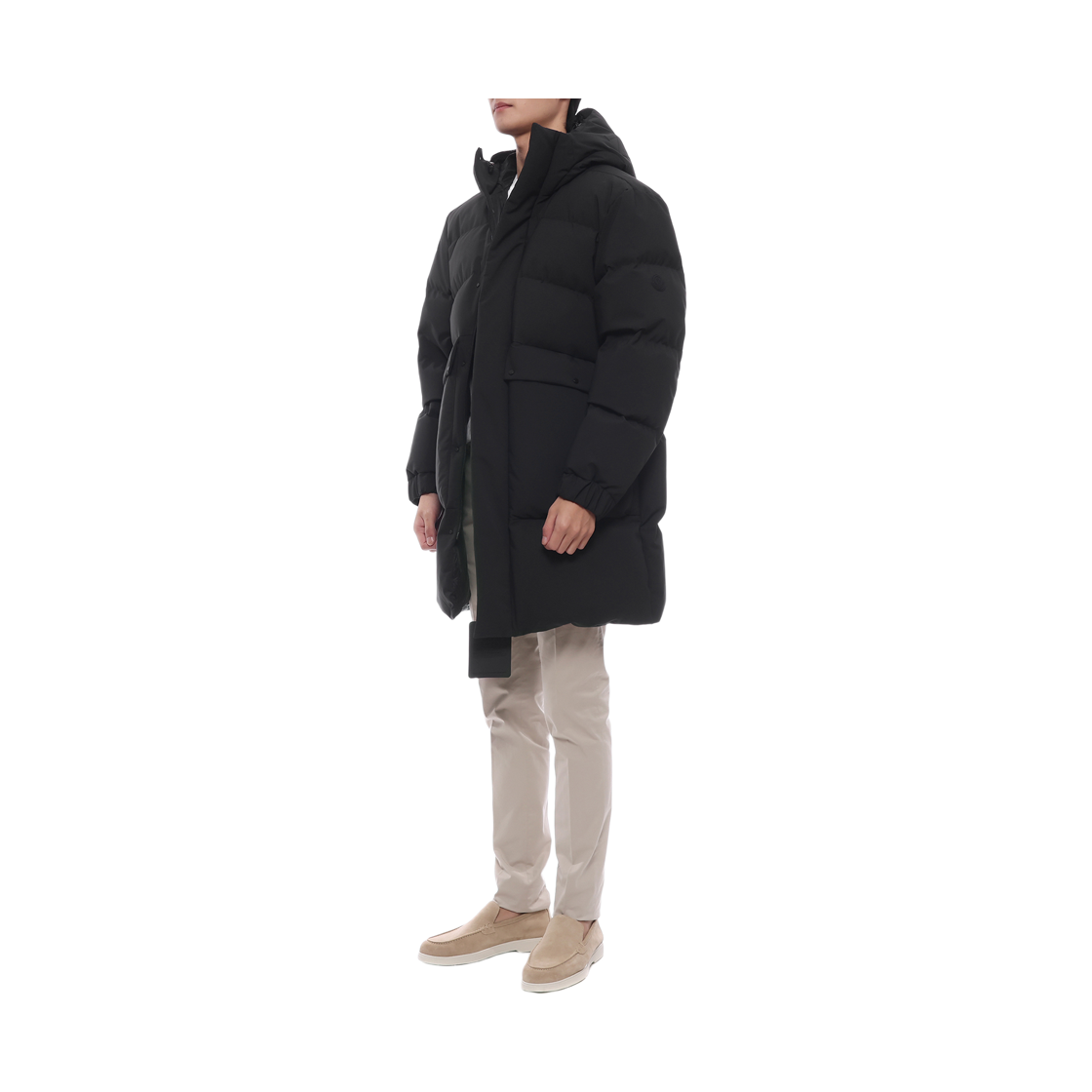 [15% 쿠폰] 몽클레르 아비오 후드 롱 다운 자켓 블랙 - 25FW([15% 쿠폰] Moncler Avioth Hooded Long Down Jacket Black - 25FW) - 4